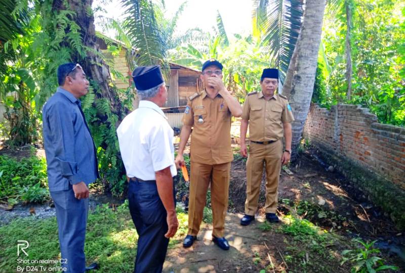 Saat Sidak Pembangunan Jalan dan Drainase 