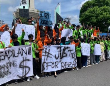 Mahasiswa Rejang Lebong Gelar Aksi Solidaritas.