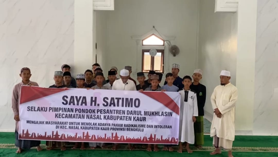 Pimpinan Ponpes Darul Mukhlasin Ajak Masyarakat Tolak Paham Radikalisme dan Intoleransi di Kaur