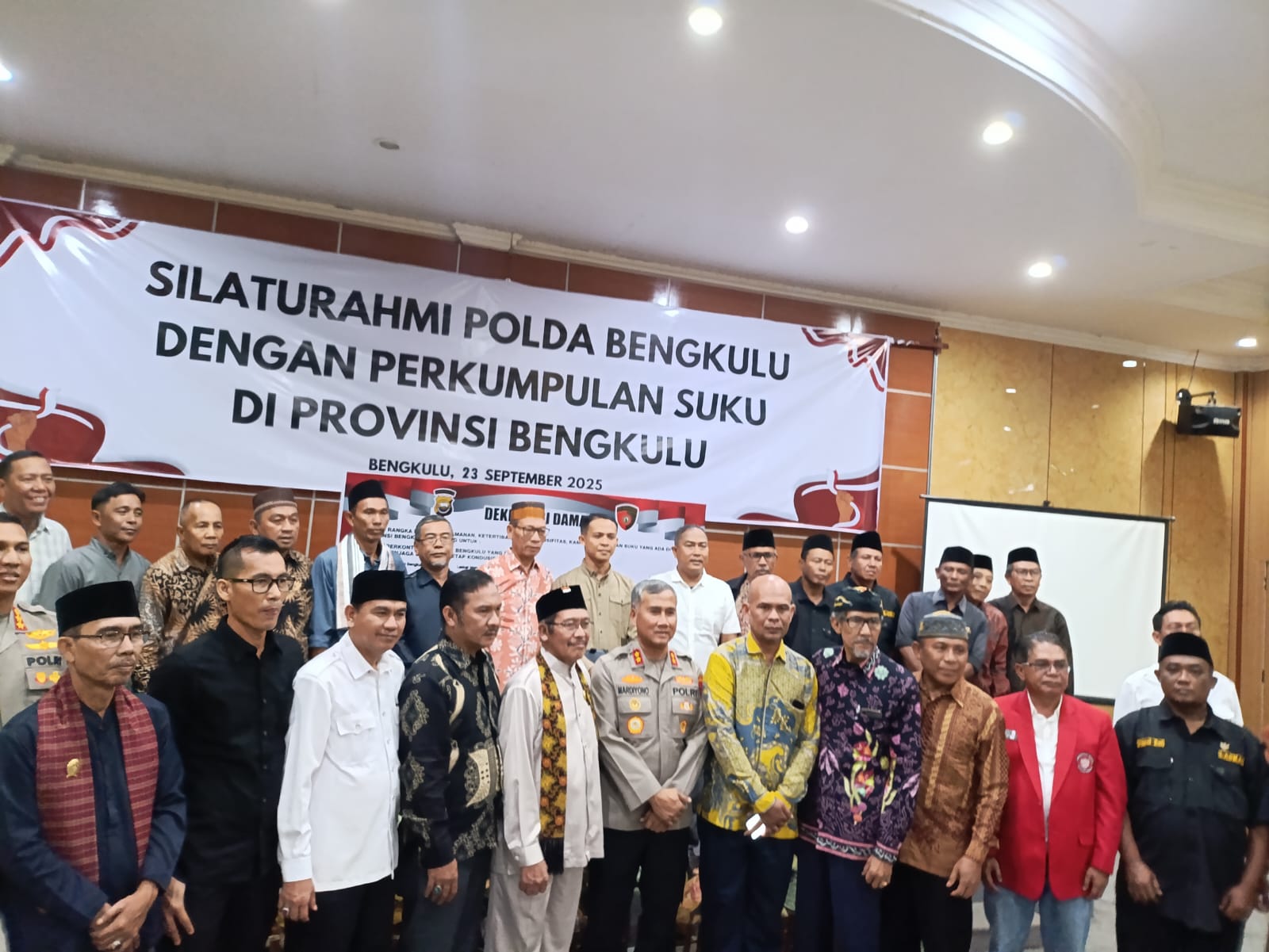Polda Bengkulu Gelar Silaturahmi Antar Suku untuk Perkuat Kerukunan dan Persatuan
