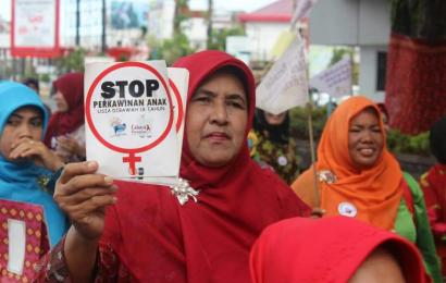 Penyuluhan Pencegah Pernikahan di Usia Dini Oleh LSM WCC Bengkulu 