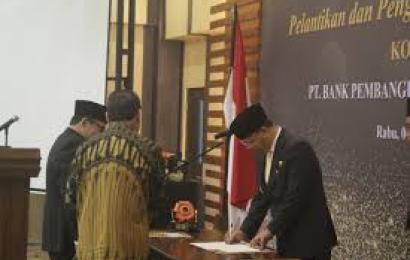 Dewan Komisaris Bank Bengkulu di Lantik Gubernur Rohidin Mersayh 