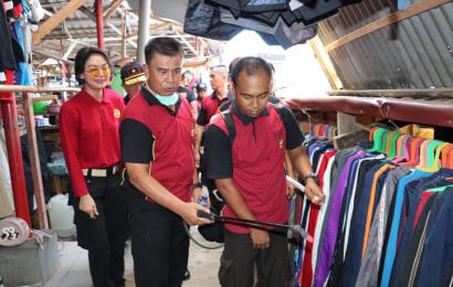 Kapolda Bengkulu di Pasar Panorma 