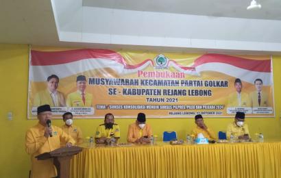 Ketua Golkar Rohidin Mersyah