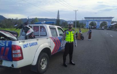 Cegah Bali, Satlantas Polres Kepahiang Siagakan Anggota