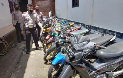 Polres RL Kembalikan Kendaraan Balap Liar Setelah Lebaran