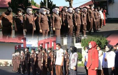 Kejari Bengkulu Apel Integritas dalam Rangka Pembangunan Zona Integritas