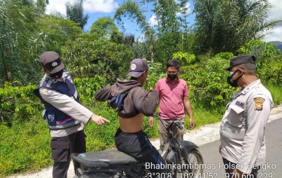 Razia Sajam dan Senpi di Polsek Bengko Polres Rejang Lebong