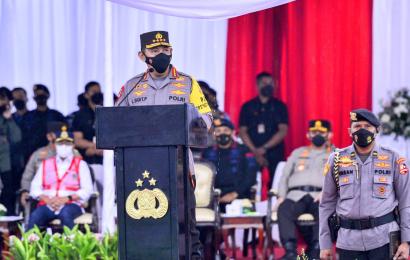 Apel Gelar Pasukan, Kapolri Tekankan Soal Strategi Antisipasi Kemacetan Hingga Vaksinasi Booster saat Mudik
