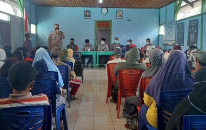 Polisi Lakukan Pembinaan Masyarakat di Desa Kampung Baru Rejang Lebong