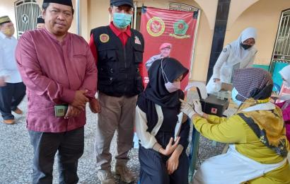 Vaksinasi di Masjid Jamik, BIN Gandeng MUI Rejang Lebong