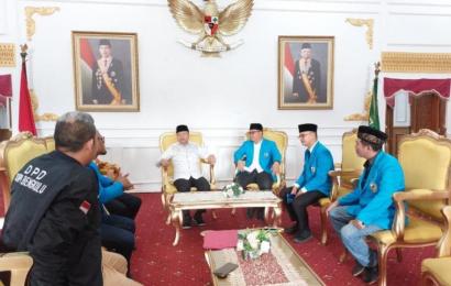 Pengurus KNPI Audensi dengan Gubernur dan Sekda, Laporkan Hasil Musda dan Siapkan Pelantikan