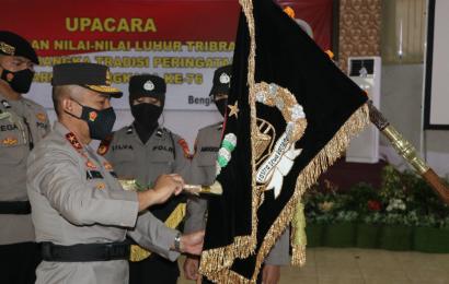 Polda Bengkulu Gelar Tradisi Pencucian Petaka