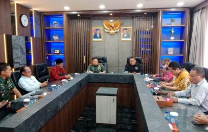 SMSI Rapat Bersama Pusat Sandi dan Siber TNI AD