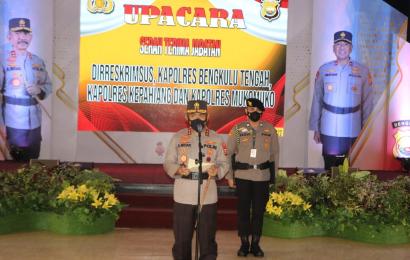 Kapolda Bengkulu  Pimpin Sertijab Dir Reskrimsus