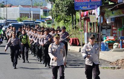33 Bintara Muda Ikuti Pembaretan di Polres Rejang Lebong