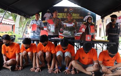  Polres RL Tangkap 6 Terduga Pelaku Kasus Narkoba