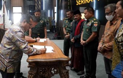 SMSI dan TNI AD Tandatangani PKS