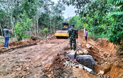 Sasaran Fisik Satgas TMMD, Berupa Pembukaan Jalan Sudah Capai 95 Persen