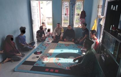Bersama BMA dan Perangkat Desa, Bhabinkamtibmas Polsek Curup Gelar Mediasi Permasalahan Warga