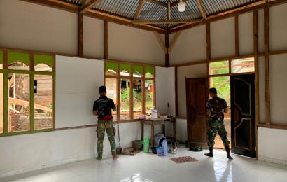 Pelaksanaan TMMD Kodim 0423/BU Sudah Capai 95 persen