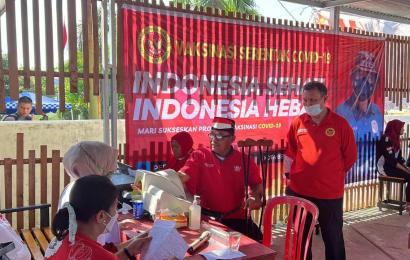 Peringati HUT RI ke-77, BINDA Bengkulu Gelar Vaksinasi Serentak di Kabupaten dan Kota