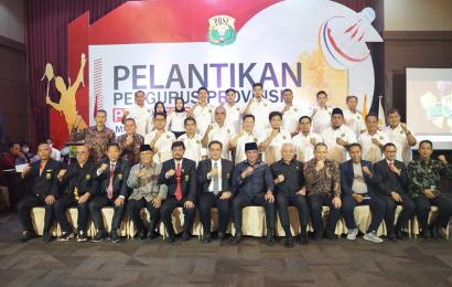 Pelantikan Persatuan Bulu Tangkis Seluruh Indonesia (PBSI) provinsi Bengkulu
