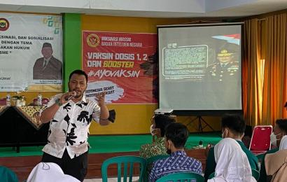 Dihadapan 150 Mahasiswa, Kasatgaswil Bengkulu Densus 88 AT Polri Beri Motivasi dan Paparkan Bahaya Radikalisme