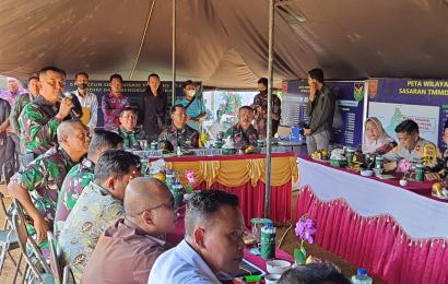 Tim Wasev Mabes TNI Kunjungi TMMD Ke-114 TA 2022 Di Wilayah Kodim 0423/BU