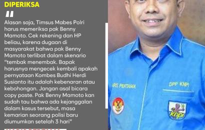 Bela Mahfud, Ketum KNPI Kritik Balik Pernyataan Bambang Pacul