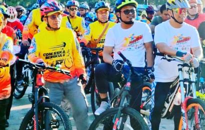 Fun Bike Indonesia Bugar dalam peringatan Hari Olahraga Nasional (Haornas) ke 39 di Provinsi Bengkulu
