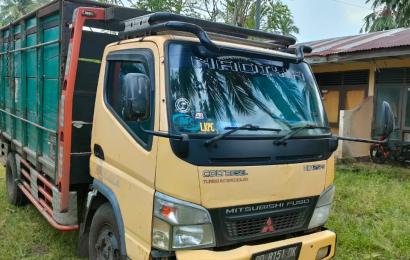 Mobil truk yang terlibat lakalantas