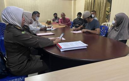 Pelimpahan tersangka ke JPU Kejari Bengkulu