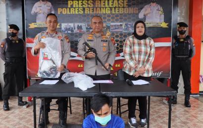 Polres Rejang Lebong saat rilis