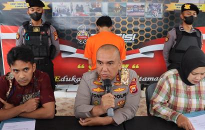 Polres Rejang Lebong saat rilis