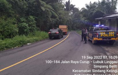 Tim Patroli Presisi Polres RL Yang Sedang Berpatroli
