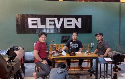Usin saat menjadi narasumber Podcast di Chanel Forum Bengkulu