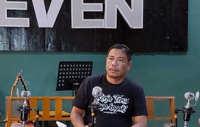 Usin saat menjadi narasumber Podcast di Chanel Forum Bengkulu