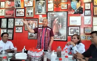 Bupati Nikson Nababan Bangga Taput Dipilih SMSI Tujuan Ekspedisi Geopark Kaldera Toba HPN 2023