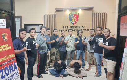 Dua terduga pelaku berhasil ditangkap