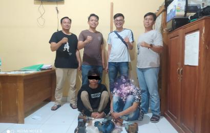 Dua terduga pelaku berhasil ditangkap