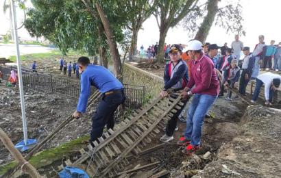 Walikota Ahmadi Tampak Bersemangat Pimpin Gotong Royong Sambut MTQ