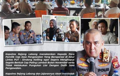 Kapolres RL Temui Camat Binduriang dan Perangkatnya