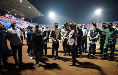Kapolri Jenderal Listyo Sigit Prabowo Saat Di Stadion Kanjurahan Malang