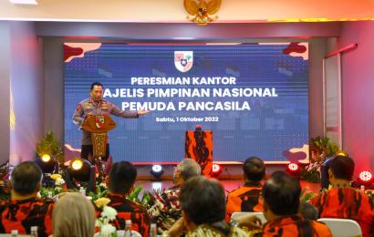 Kapolri Serukan Pentingnya Persatuan-Kesatuan Dihadapan Kader Pemuda Pancasila