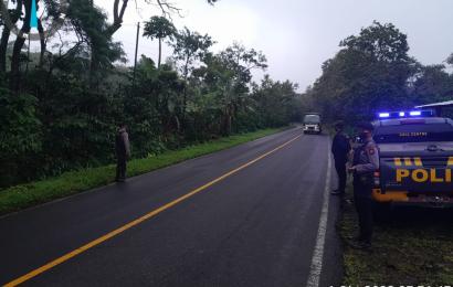Patroli polisi di jalur rawan