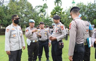 Sie Propam Polres Lebong Gelar Pemeriksaan