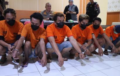 Polres Rejang Lebong saat press release