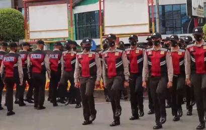  praktik latihan teknis siswa Diktukba Polri Spn Polda Bengkulu T.A 2022