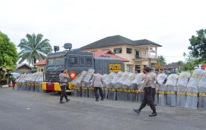  Polres Bengkulu Selatan Gelar Latihan Dalmas Gabungan